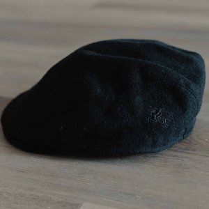 Wool Burberry Newsboy Hat